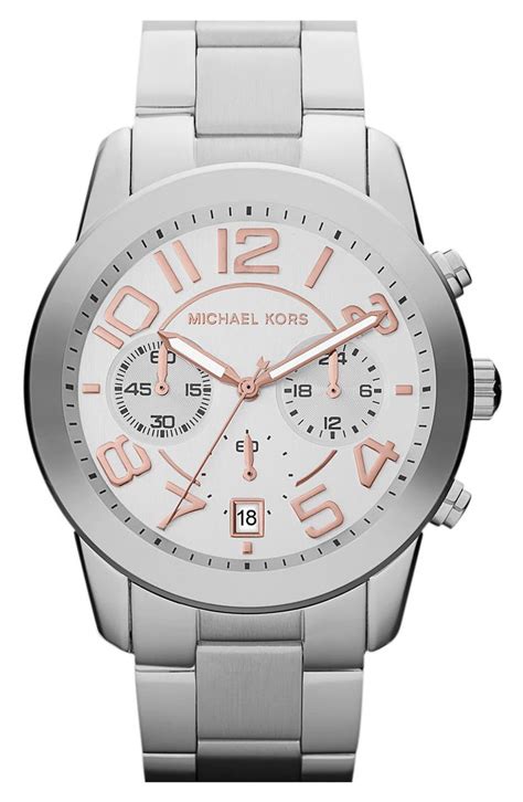 michael michael kors michael kors mercer chronograph bracelet watch 41mm|michael kors collection mk8322 mercer chronograph .